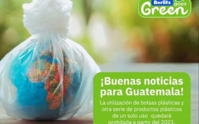 ¡Buenas noticias para Guatemala! Se prohibirán las bolsas plásticas y otra serie de productos de un solo uso a partir del 2021.
